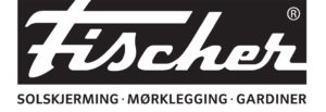 Fischer Norge logo negativregvaremaerke solskjerming moerklegging gardiner stor scaled 1